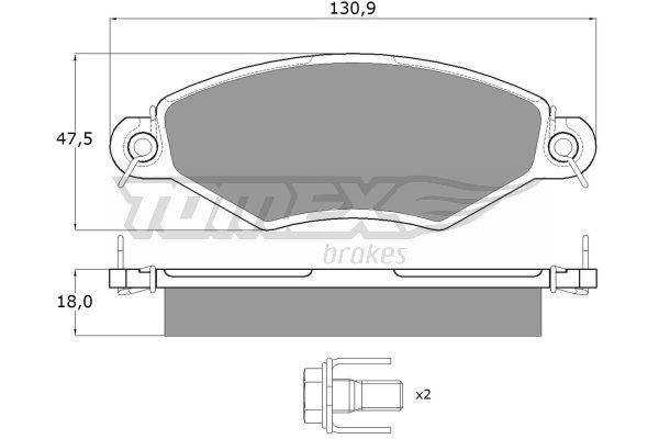 TOMEX BRAKES Jarrupala, levyjarru TX 12-15